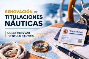 renovación titulo náutico
